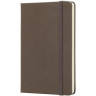 Блокнот MOLESKINE Classic Pocket, линейка, коричневый MM710P14