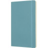Блокнот MOLESKINE Classic Soft Large, линейка, голубой QP616B35
