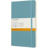 Блокнот MOLESKINE Classic Soft Large, линейка, голубой QP616B35