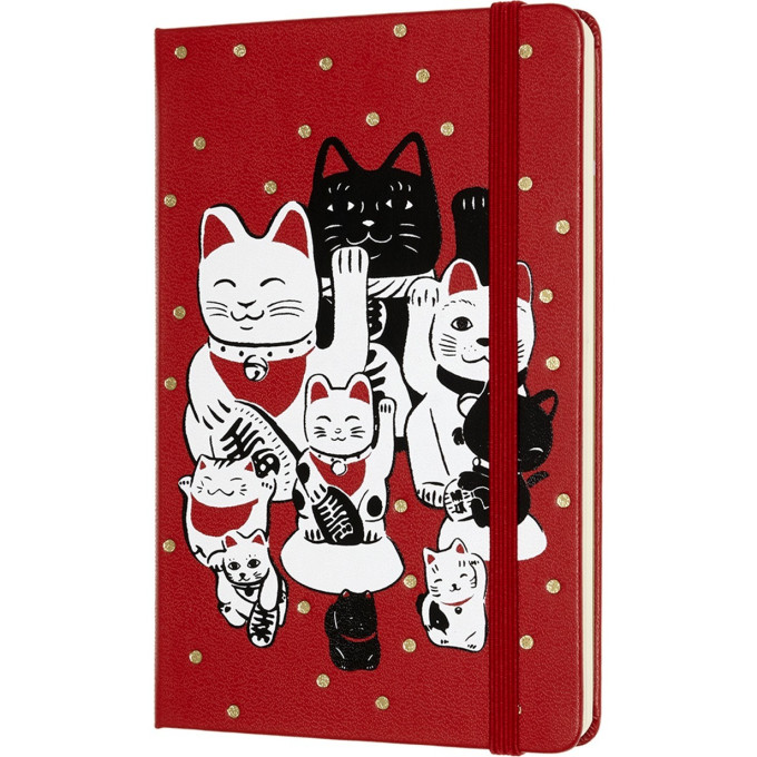 Еженедельник MOLESKINE LE MANEKI NEKO POCKET 21 (красный) DMN12WN2Y21